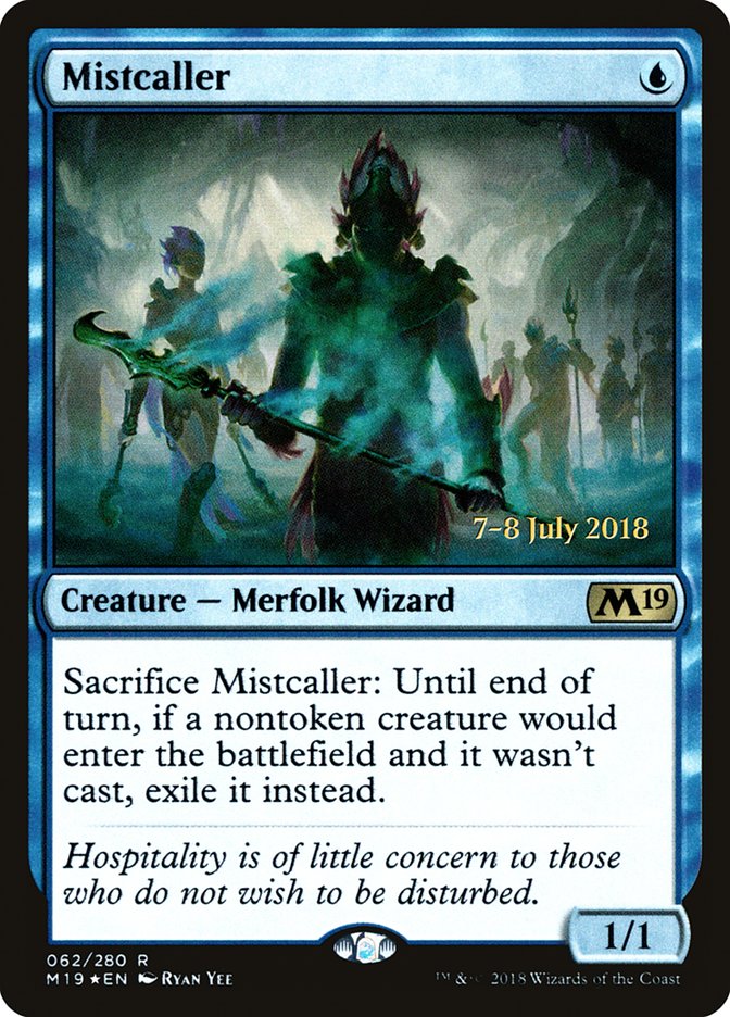 Mistcaller [Core Set 2019 Prerelease Promos] | Boutique FDB TCG