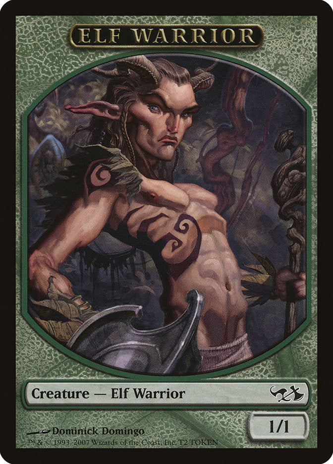 Elf Warrior Token [Duel Decks: Elves vs. Goblins Tokens] | Boutique FDB TCG