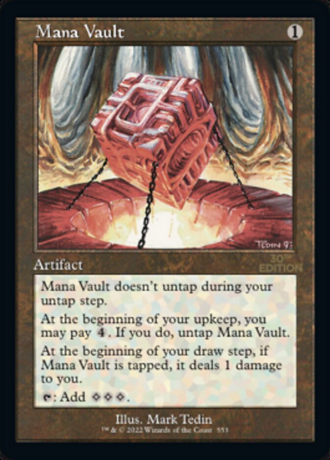 Mana Vault (Retro) [30th Anniversary Edition] | Boutique FDB TCG