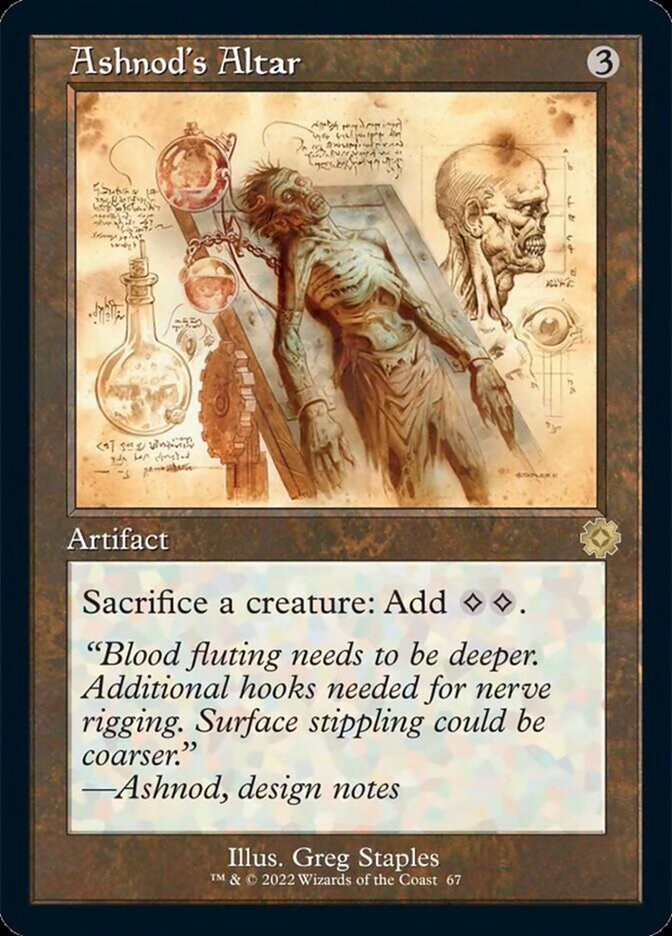 Ashnod's Altar (Retro Schematic) [The Brothers' War Retro Artifacts] | Boutique FDB TCG