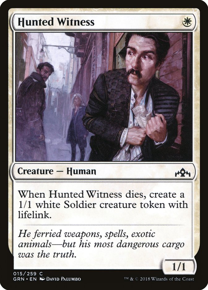 Hunted Witness [Guilds of Ravnica] | Boutique FDB TCG