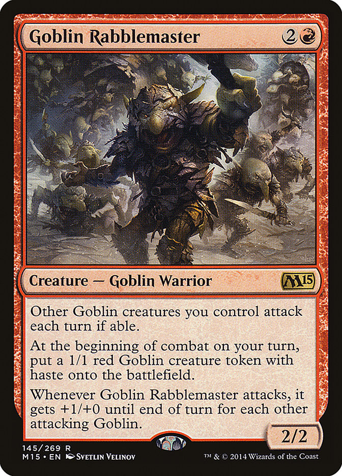 Goblin Rabblemaster [Magic 2015] | Boutique FDB TCG