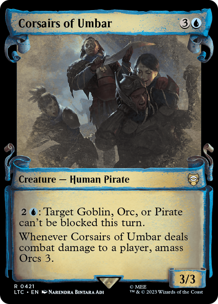 Corsairs of Umbar [The Lord of the Rings: Tales of Middle-Earth Commander Showcase Scrolls] | Boutique FDB TCG