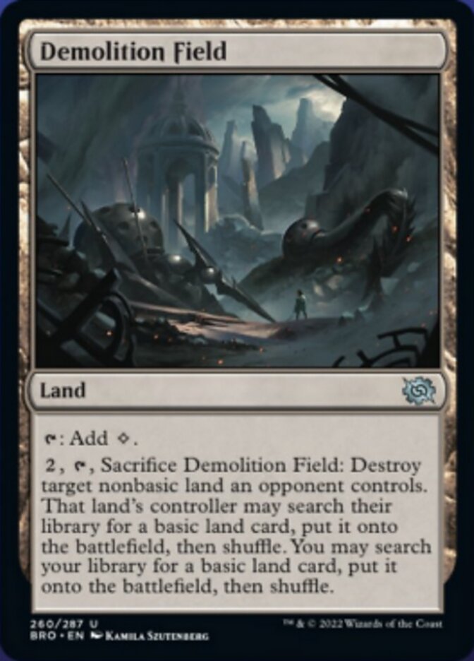 Demolition Field [The Brothers' War] | Boutique FDB TCG