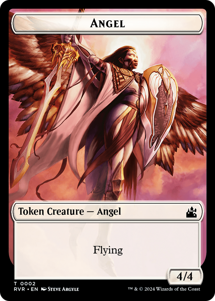 Angel Token (0002) [Ravnica Remastered Tokens] | Boutique FDB TCG