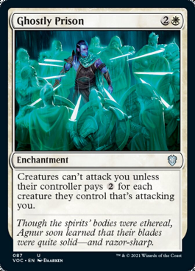 Ghostly Prison [Innistrad: Crimson Vow Commander] | Boutique FDB TCG