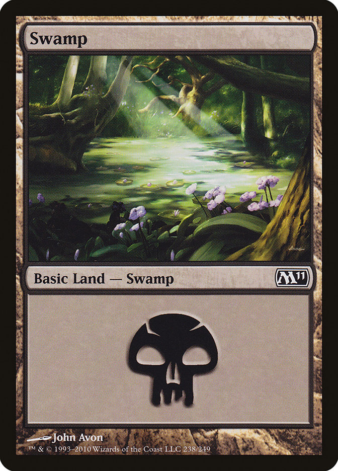Swamp (238) [Magic 2011] | Boutique FDB TCG