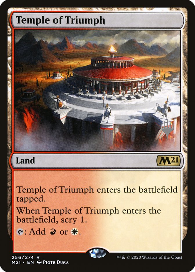 Temple of Triumph (Promo Pack) [Core Set 2021 Promos] | Boutique FDB TCG
