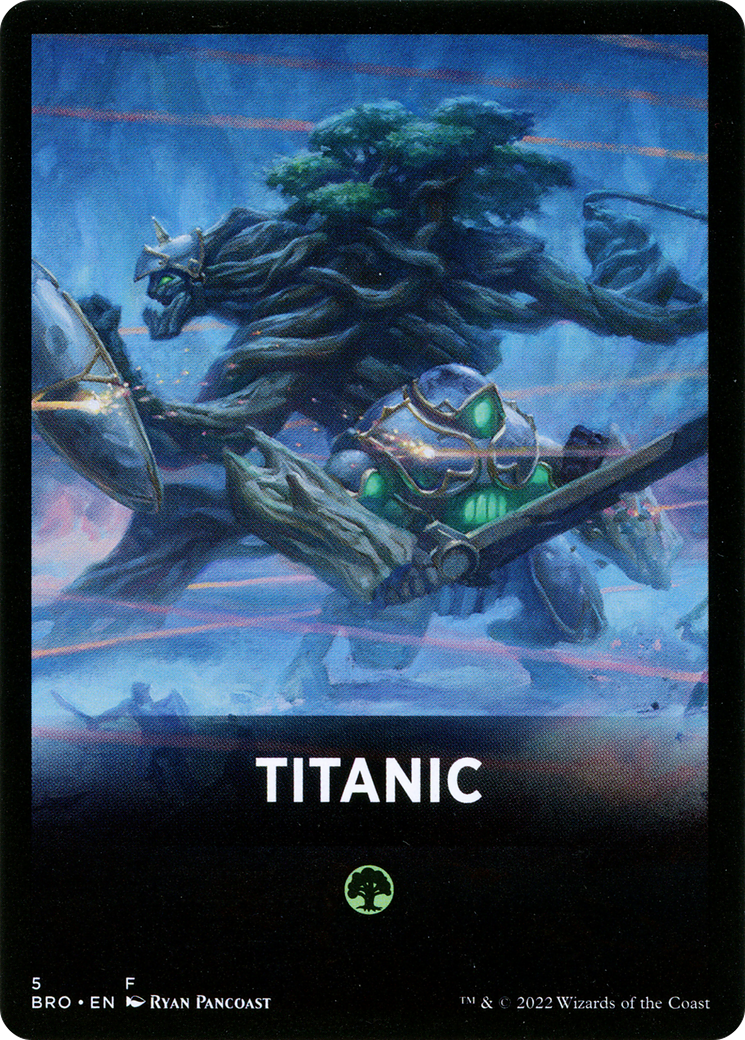 Titanic Theme Card [The Brothers' War Tokens] | Boutique FDB TCG