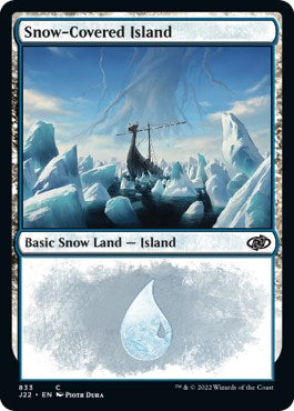 Snow-Covered Island [Jumpstart 2022] | Boutique FDB TCG