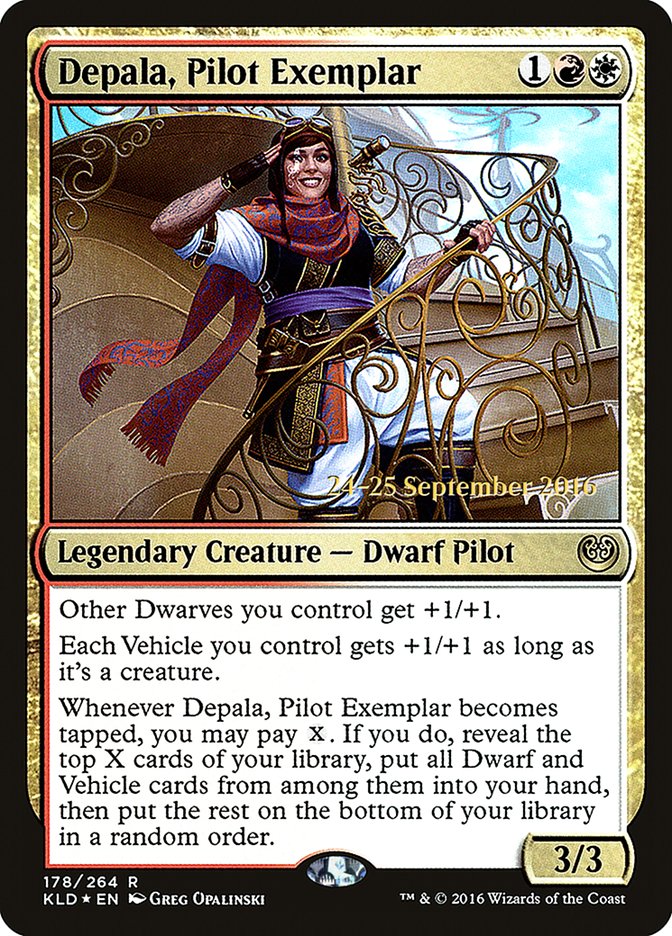 Depala, Pilot Exemplar [Kaladesh Prerelease Promos] | Boutique FDB TCG