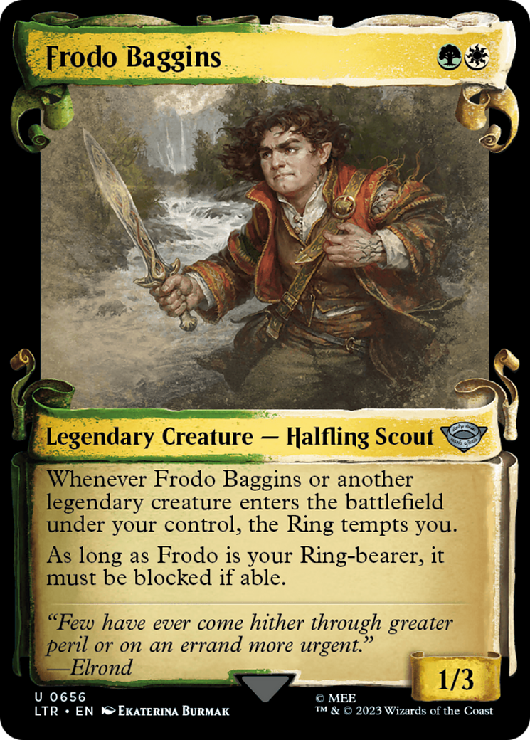 Frodo Baggins [The Lord of the Rings: Tales of Middle-Earth Showcase Scrolls] | Boutique FDB TCG