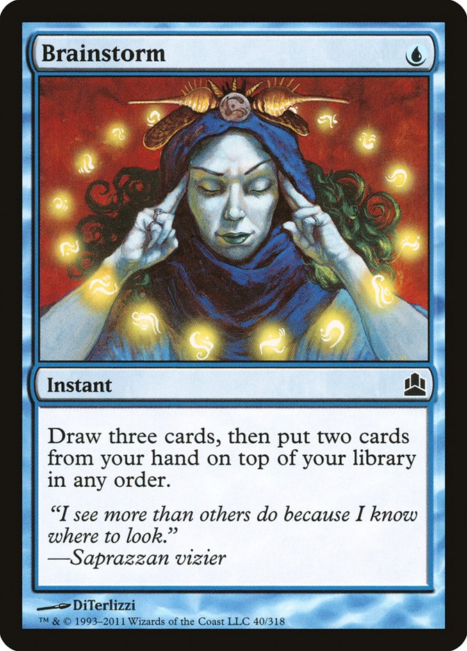 Brainstorm [Commander 2011] | Boutique FDB TCG