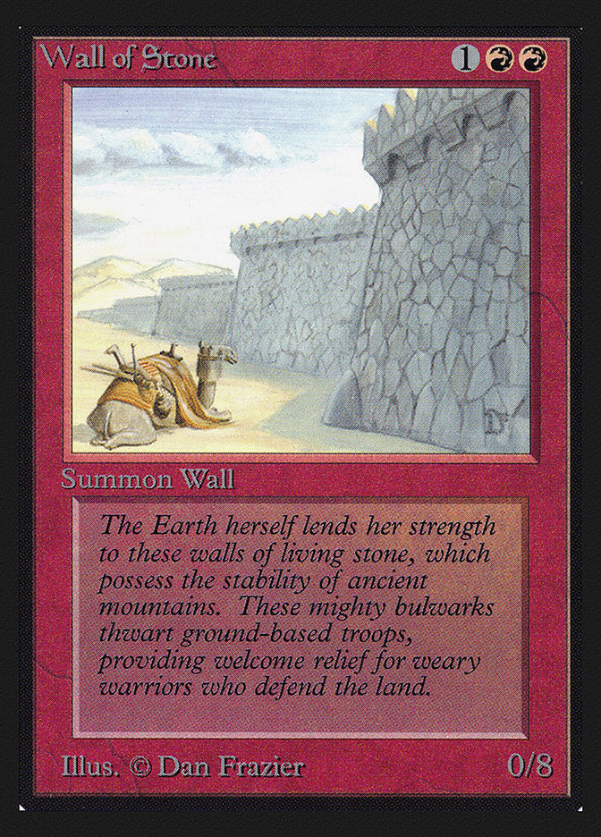 Wall of Stone [Collectors' Edition] | Boutique FDB TCG