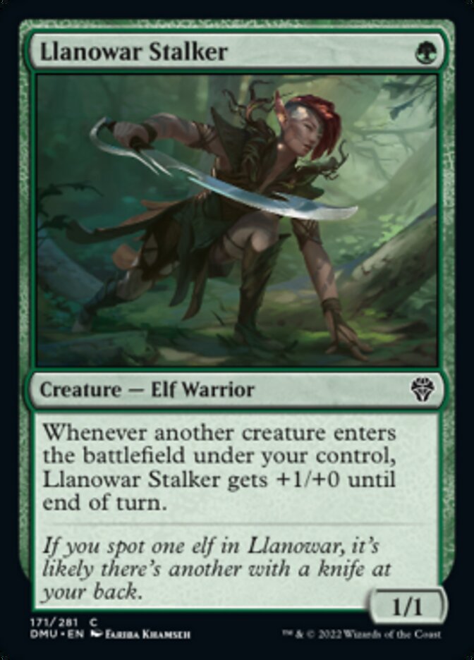 Llanowar Stalker [Dominaria United] | Boutique FDB TCG