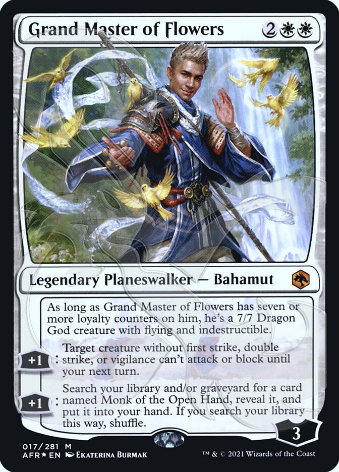 Grand Master of Flowers (Ampersand Promo) [Dungeons & Dragons: Adventures in the Forgotten Realms Promos] | Boutique FDB TCG