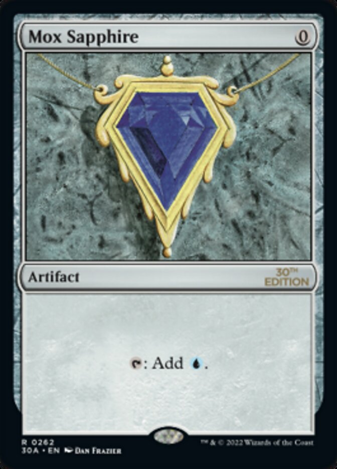 Mox Sapphire [30th Anniversary Edition] | Boutique FDB TCG