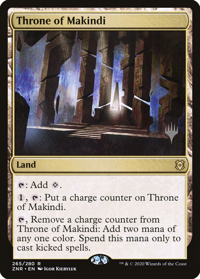 Throne of Makindi (Promo Pack) [Zendikar Rising Promos] | Boutique FDB TCG