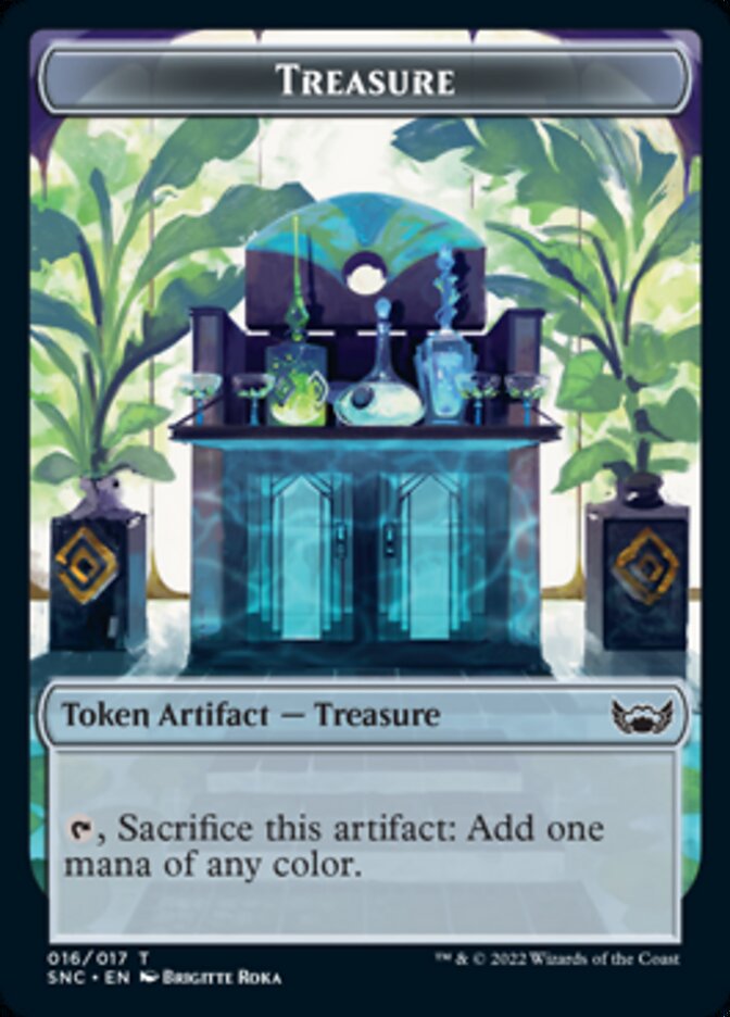 Treasure (016) // Copy Double-Sided Token [Streets of New Capenna Tokens] | Boutique FDB TCG