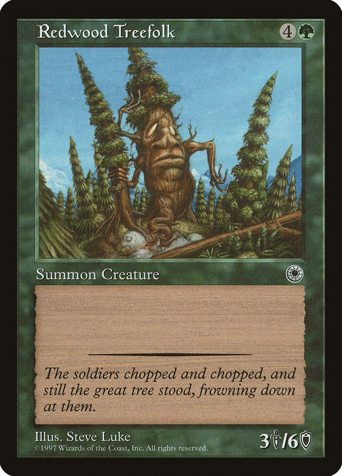 Redwood Treefolk [Portal] | Boutique FDB TCG