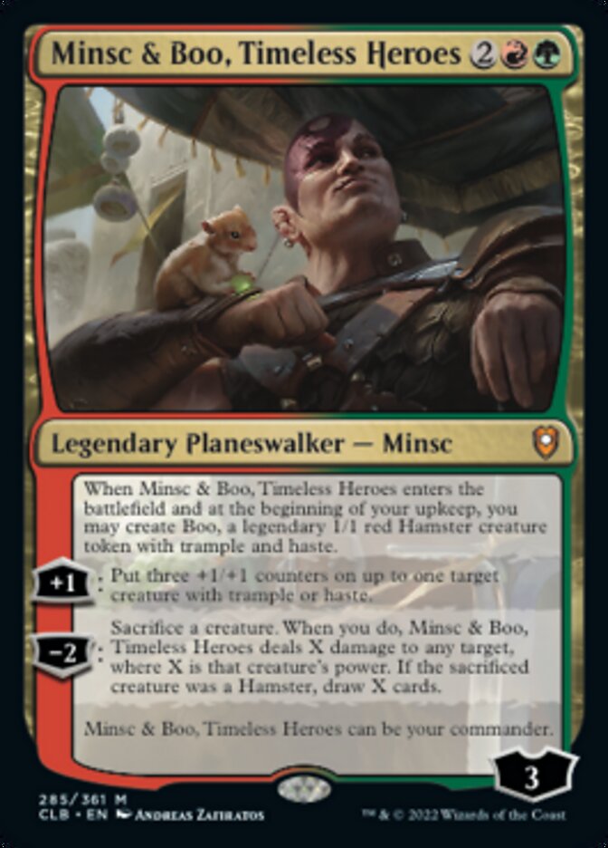 Minsc & Boo, Timeless Heroes [Commander Legends: Battle for Baldur's Gate] | Boutique FDB TCG