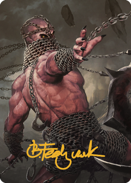 Chain Devil Art Card (Gold-Stamped Signature) [Commander Legends: Battle for Baldur's Gate Art Series] | Boutique FDB TCG