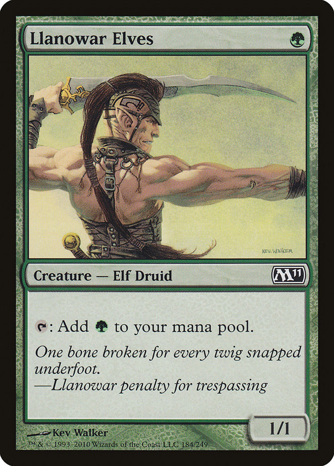 Llanowar Elves [Magic 2011] | Boutique FDB TCG