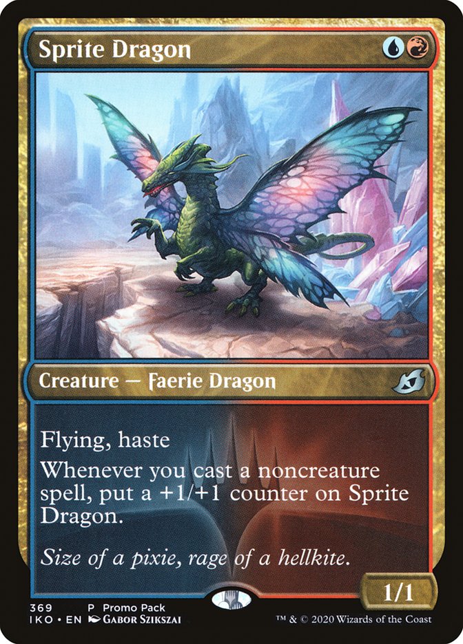 Sprite Dragon (Promo Pack) [Ikoria: Lair of Behemoths Promos] | Boutique FDB TCG