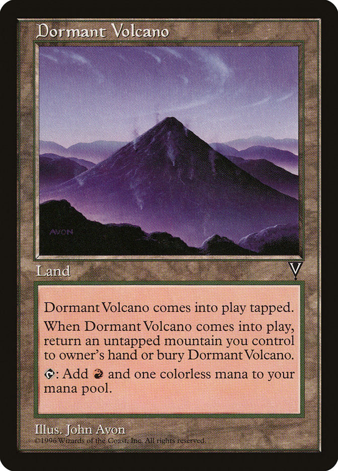 Dormant Volcano [Visions] | Boutique FDB TCG