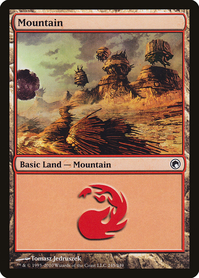 Mountain (245) [Scars of Mirrodin] | Boutique FDB TCG