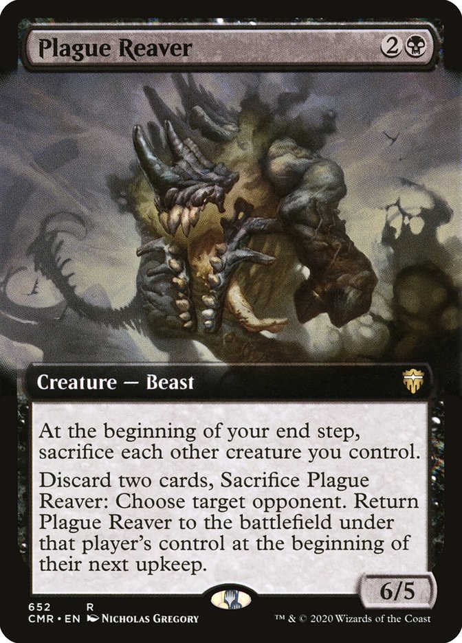 Plague Reaver (Extended Art) [Commander Legends] | Boutique FDB TCG