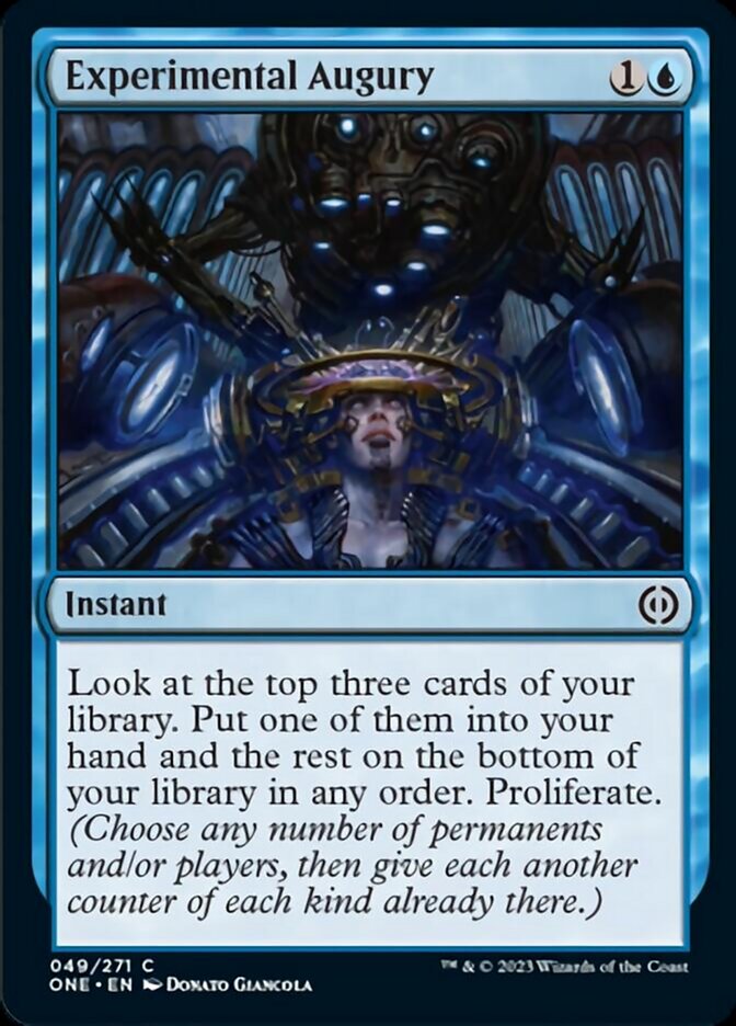 Experimental Augury [Phyrexia: All Will Be One] | Boutique FDB TCG