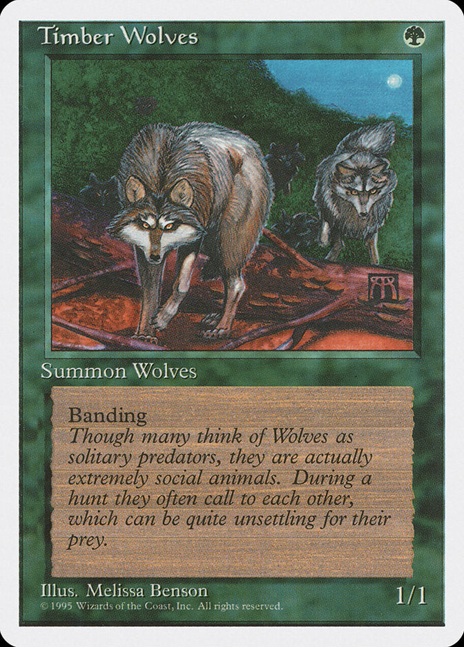 Timber Wolves [Fourth Edition] | Boutique FDB TCG