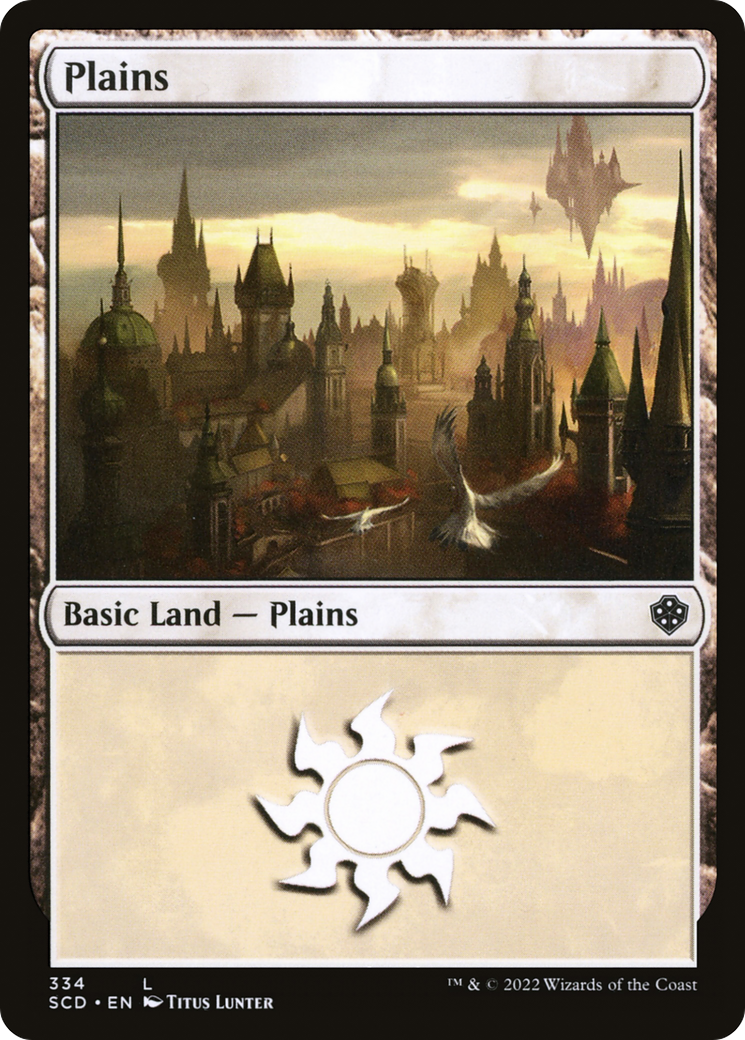 Plains (334) [Starter Commander Decks] | Boutique FDB TCG