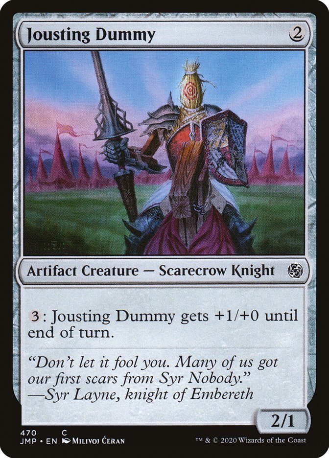 Jousting Dummy [Jumpstart] | Boutique FDB TCG