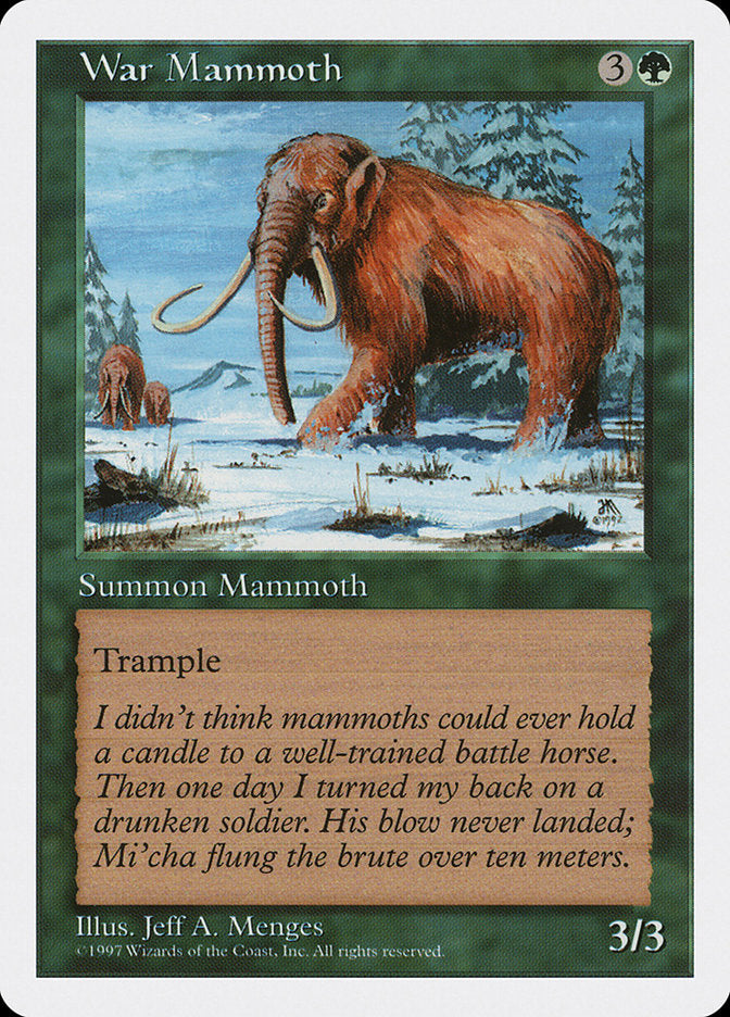 War Mammoth [Fifth Edition] | Boutique FDB TCG