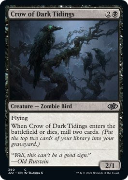 Crow of Dark Tidings [Jumpstart 2022] | Boutique FDB TCG