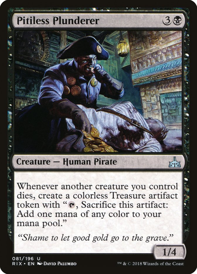 Pitiless Plunderer [Rivals of Ixalan] | Boutique FDB TCG