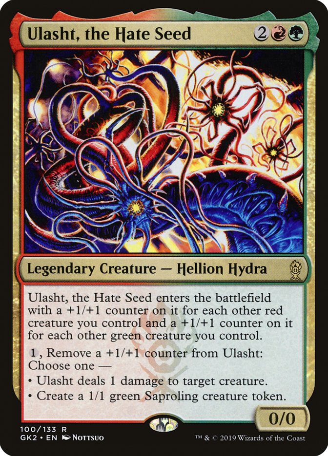 Ulasht, the Hate Seed [Ravnica Allegiance Guild Kit] | Boutique FDB TCG