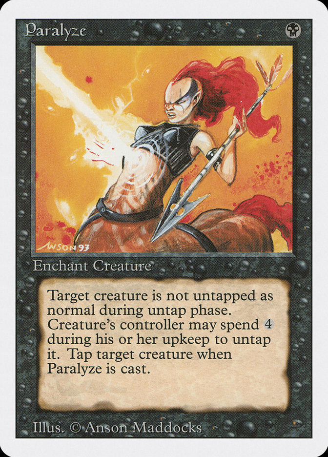 Paralyze [Revised Edition] | Boutique FDB TCG