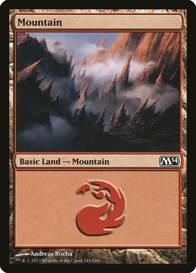 Mountain (245) [Magic 2014] | Boutique FDB TCG