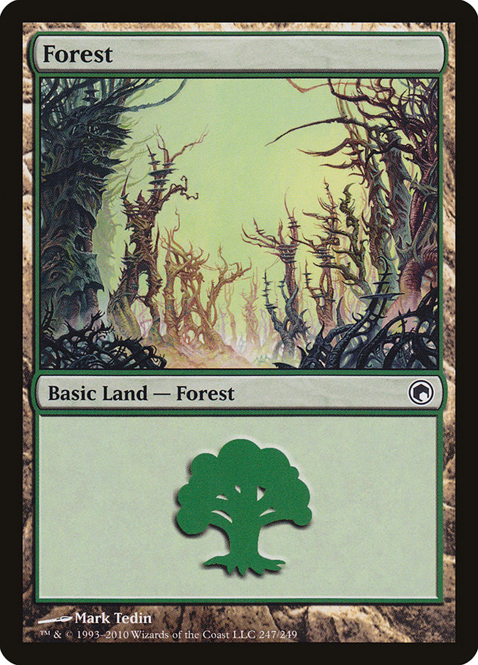 Forest (247) [Scars of Mirrodin] | Boutique FDB TCG