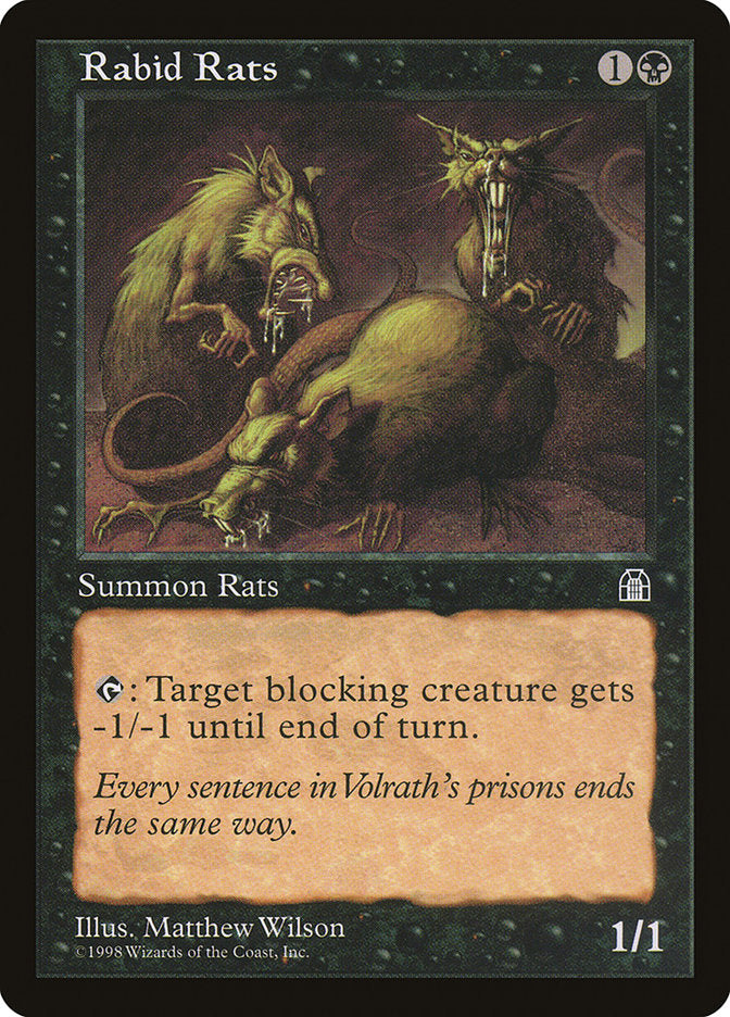 Rabid Rats [Stronghold] | Boutique FDB TCG