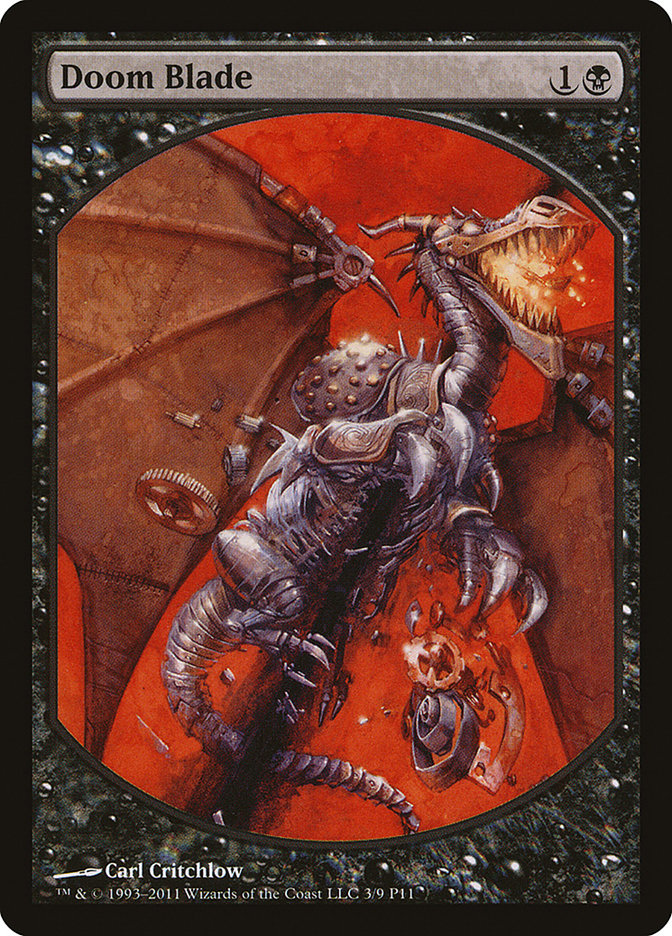 Doom Blade [Magic Player Rewards 2011] | Boutique FDB TCG