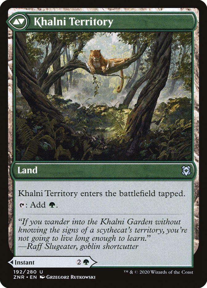 Khalni Ambush // Khalni Territory [Zendikar Rising] | Boutique FDB TCG