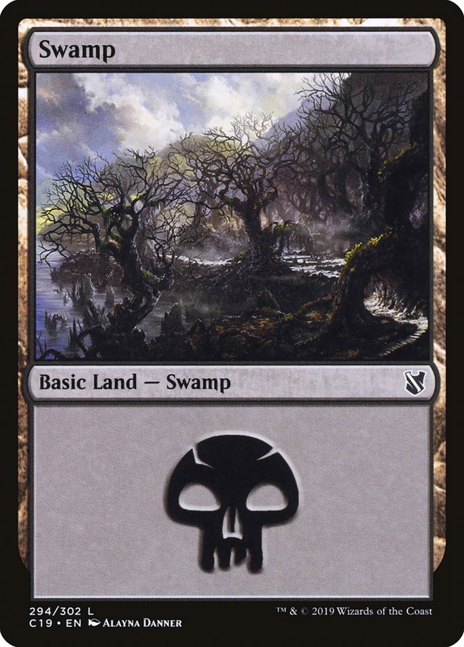 Swamp (294) [Commander 2019] | Boutique FDB TCG