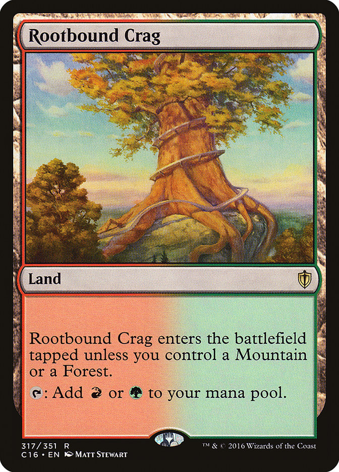 Rootbound Crag [Commander 2016] | Boutique FDB TCG