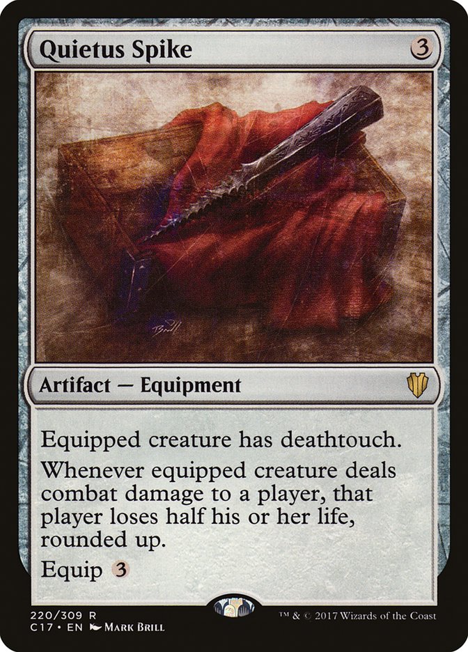 Quietus Spike [Commander 2017] | Boutique FDB TCG