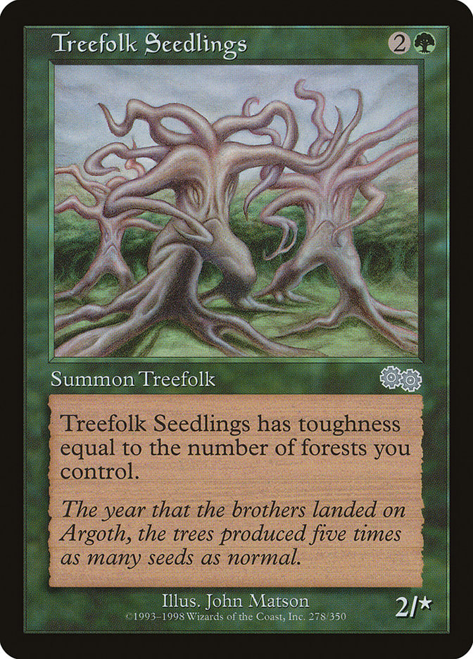 Treefolk Seedlings [Urza's Saga] | Boutique FDB TCG