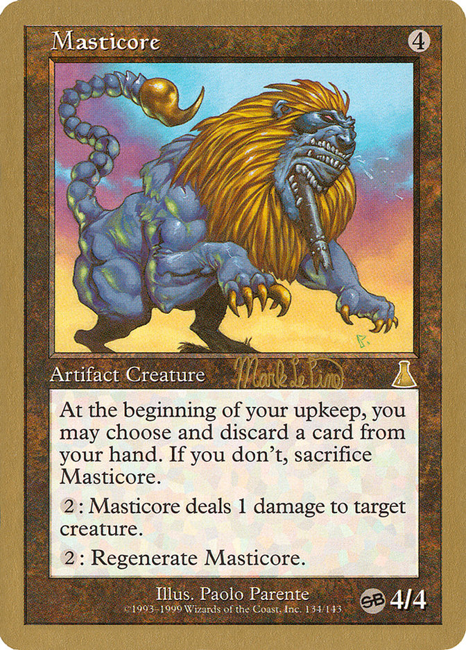 Masticore (Mark Le Pine) (SB) [World Championship Decks 1999] | Boutique FDB TCG